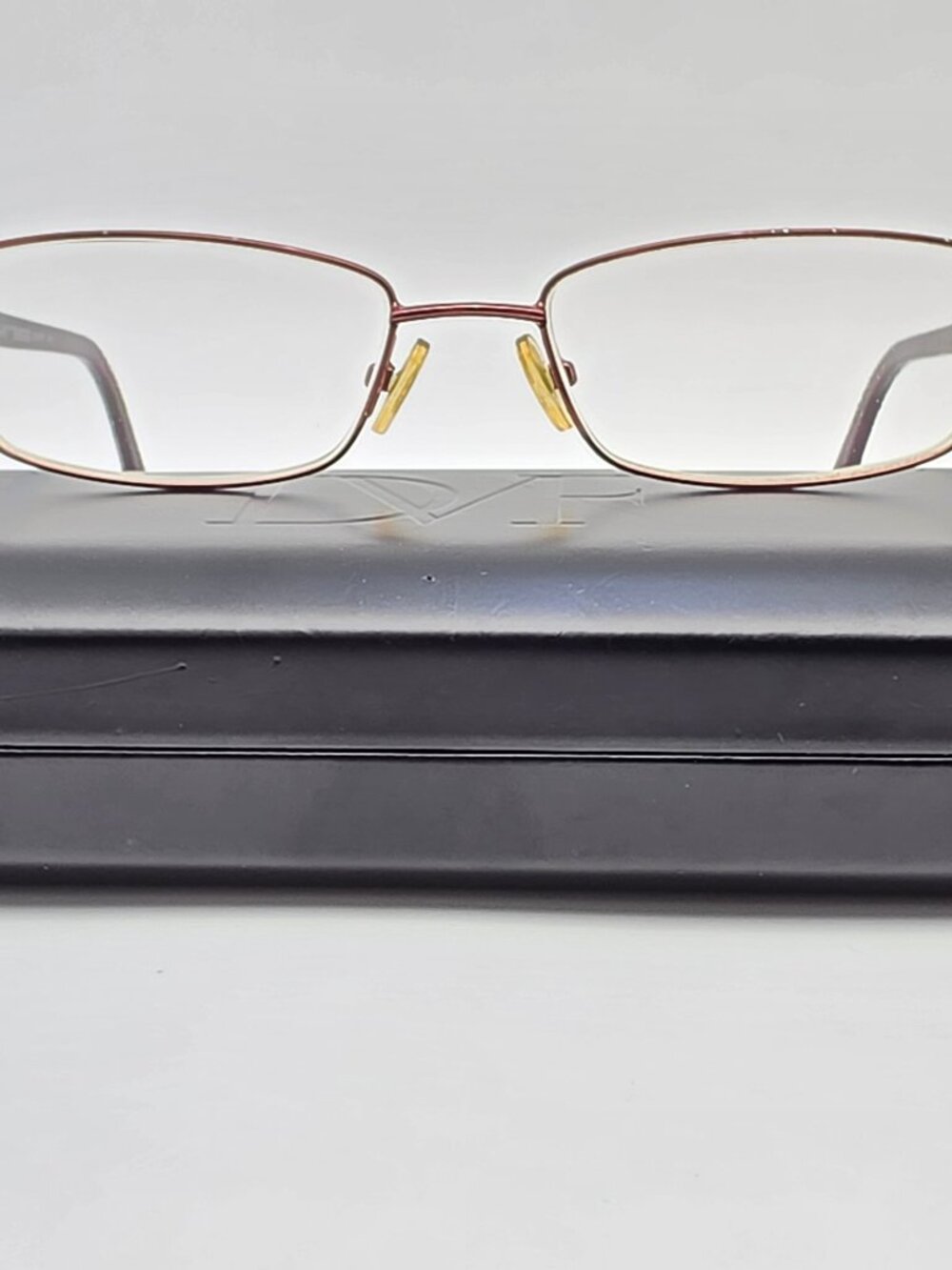 Diane Von Furstenberg DVF8003 641 Burgundy Eyeglasses Frame w Flexhinge and Case